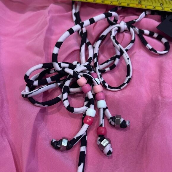 Vanessa Mooney, The Alya Dress in Pink, Tie Closures Women’s XL - Picture 12 of 13